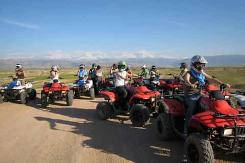 marrakesh halfday agafay desert quad biking adventure