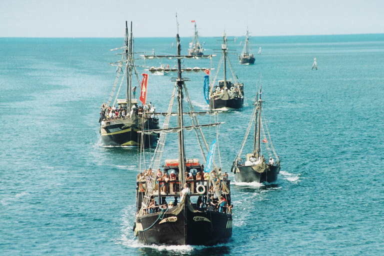 Från Djerba: Flamingo Island med piratskepp med lunch
