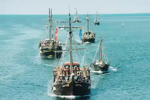 From Djerba: Flamingo Island by Pirate Ship with Lunch