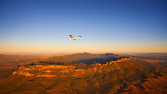 flinders ranges scenic flight over national park