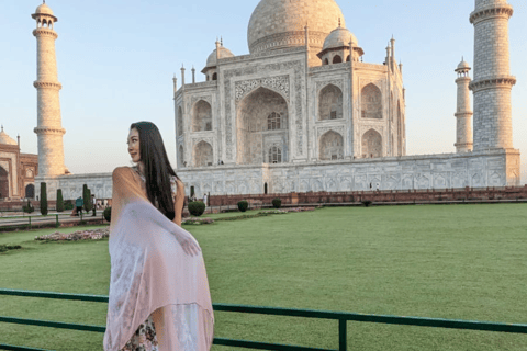 Depuis Jaipur : Visite guidée du Tajmahal le même jour