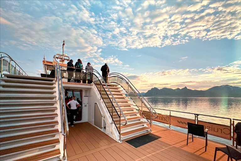 Tromsø: Summer Arctic Light Cruise with a Guide Tromsø: Midnight Sun or Sunset Cruise with a Guide