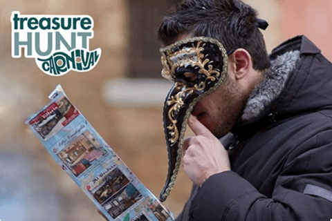 Venice: Carnival Treasure Hunt & Mask Painting Workshop Venice: Carnival Game App, Mask, and Mask Decorating Class