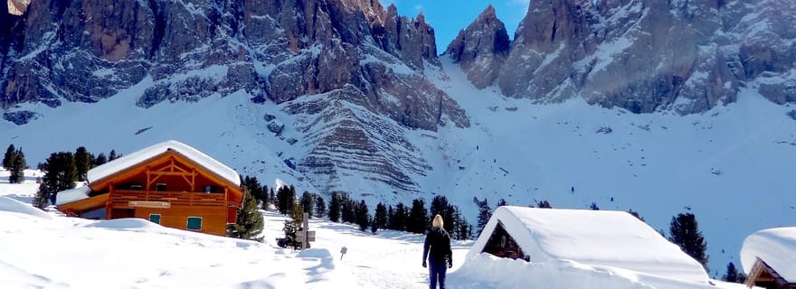 Dolomites de Bolzano : Randonnée et luge d'hiver