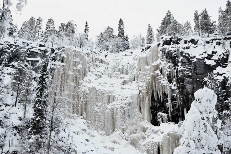 Rovaniemi: Eingefrorene Wasserfälle der Korouoma-Schlucht