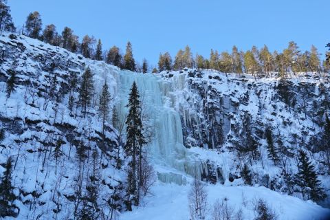 Rovaniemi: randonnée des cascades gelées du canyon de Korouoma