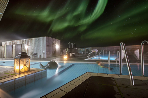 Från Reykjavik: Norrsken och geotermiska bad