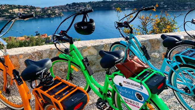 nice panoramic french riviera ebike tour
