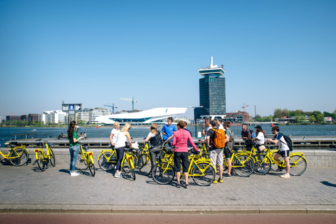 Amsterdam: fietstochten met hoogtepunten en verborgen juweeltjes van 3 uurEngelse of Nederlandse Tour: individuele en kleine groepen