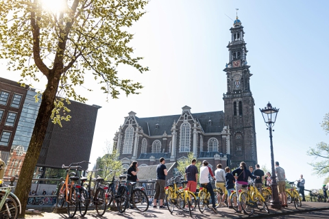 Amsterdam : Highlights & Hidden Gems Bike Tour 3 heuresVisite en anglais ou en néerlandais : individuels et petits groupes