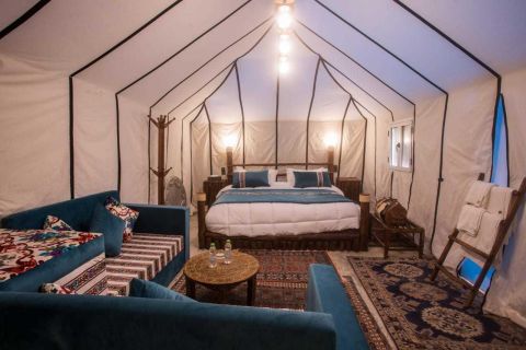 Overnight in Luxury Tent in Desert Camp Erg Chebbi Merzouga