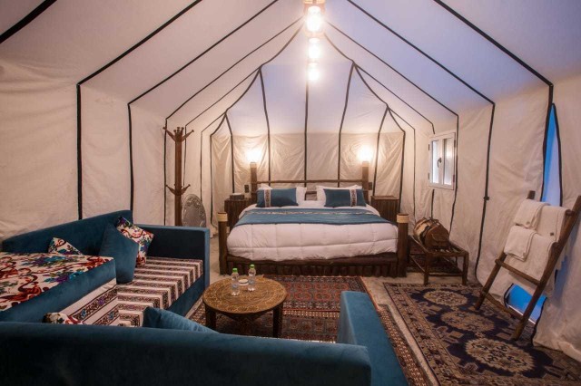 Visit Overnight in Luxury Tent in Desert Camp Erg Chebbi Merzouga in Merzouga