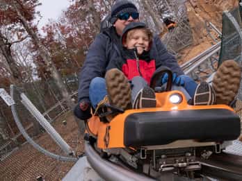 Pigeon Forge: Rocky Top Mountain Coaster Fahrt Pigeon Forge: Rocky Top Mountain Coaster Fahrt