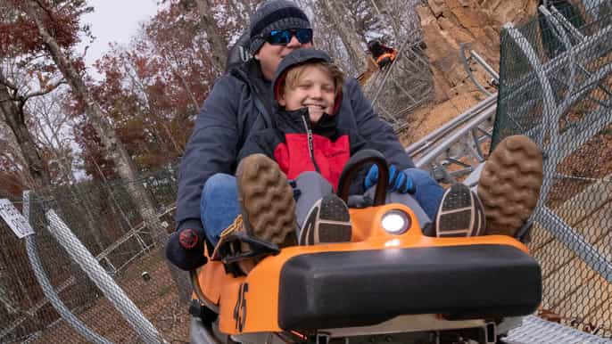 pigeon forge rocky top mountain coaster ride