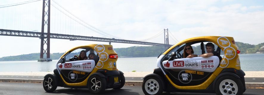 Lisboa: excursão auto-guiada pelo rio e Belém pela E-Car