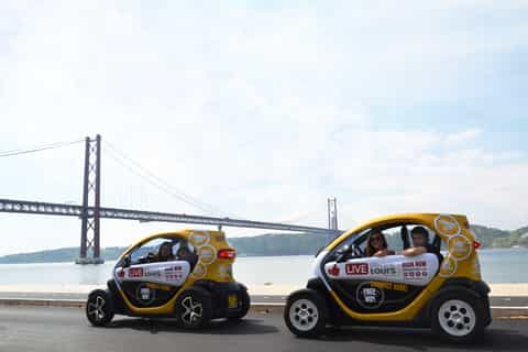 Lisbona: tour senza guida di Riverside e Belem in auto elettrica