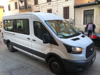 Rome: Fiumicino Airport van/naar City Shared Shuttle Service