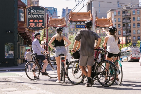 Vancouver: tour de medio día en bicicleta eléctrica por lo más destacado de la ciudad