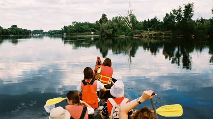 toronto islands voyageur canoe tour