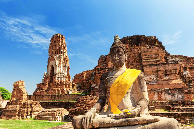 De Bangkok: excursion d'une journée en petit groupe au parc historique d'AyutthayaVisite en anglais en petit groupe avec prise en charge à l'hôtel