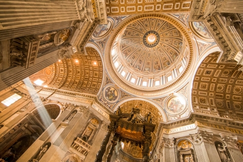 Vaticano: ticket temprana Museos Vaticanos y Capilla SixtinaTour guiado en inglés con basílica de San Pedro