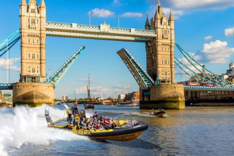 London: Tour en bateau à moteur RIB Blast de 40 minutes Ultimate Tower