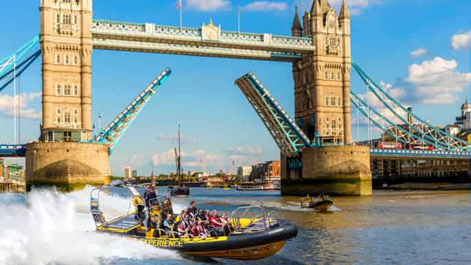 london 40minute ultimate tower rib blast speedboat tour