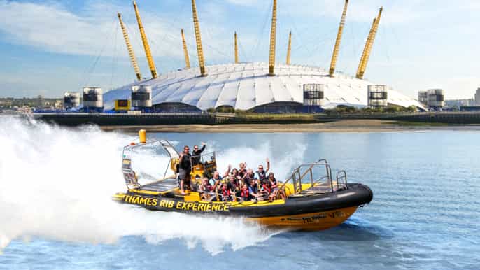 london 75minute thames barrier rib speedboat tour