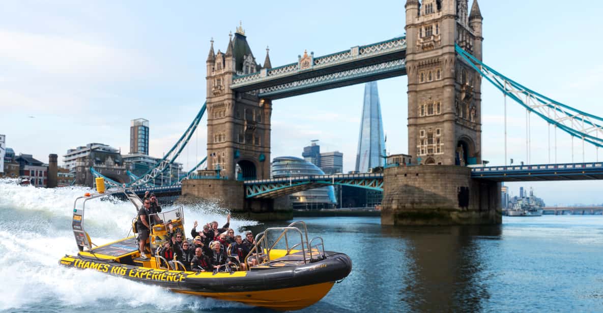 Londres: Excursão de RIB de lancha de 50 minutos no rio Tâmisa