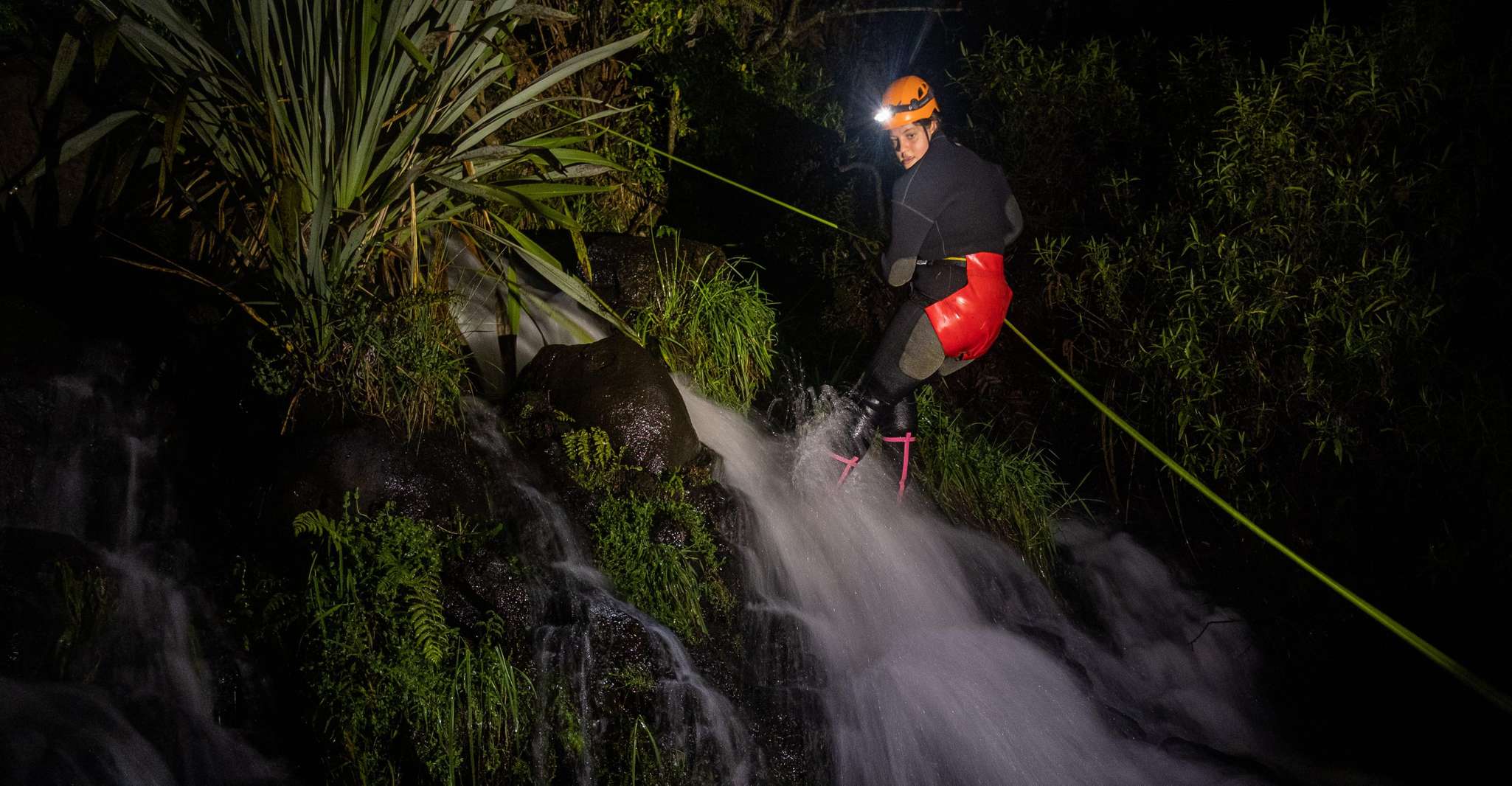 Raglan, Sunset Canyoning Tour and Glowworm Experience - Housity