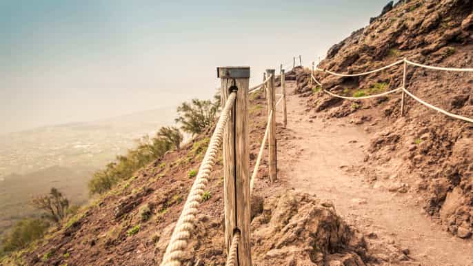 pompeya tour de medio día por el monte. vesubio con acceso sin filas