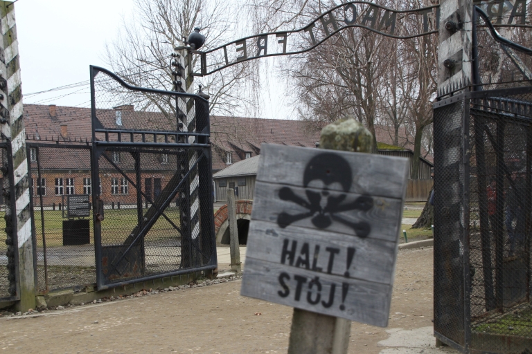 From Krakow: Auschwitz-Birkenau Self-Guided with Guidebook Pickup From Bus Stop at Kraków Wielopole 2