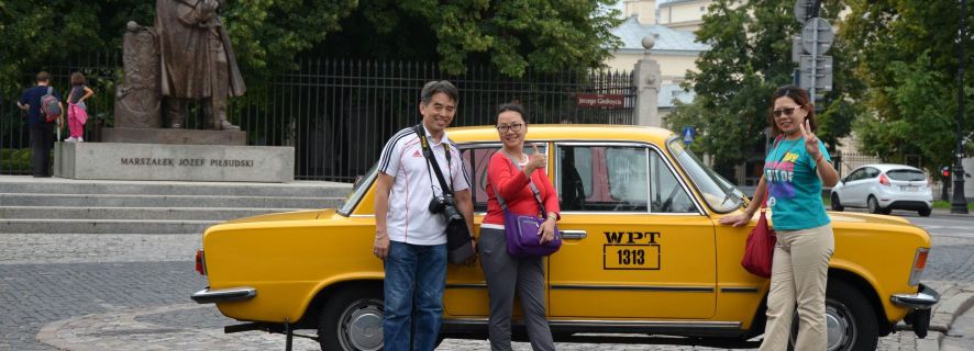 Warsaw Must-Sees: 4-Hour Private Tour by Retro Fiat