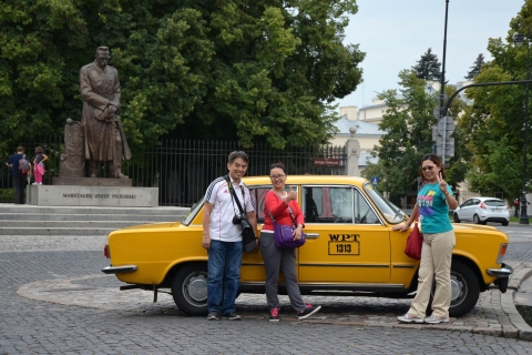 Varsovia: tour privado de 4 horas en un Fiat retroVarsovia: tour privado en un Fiat retro en inglés