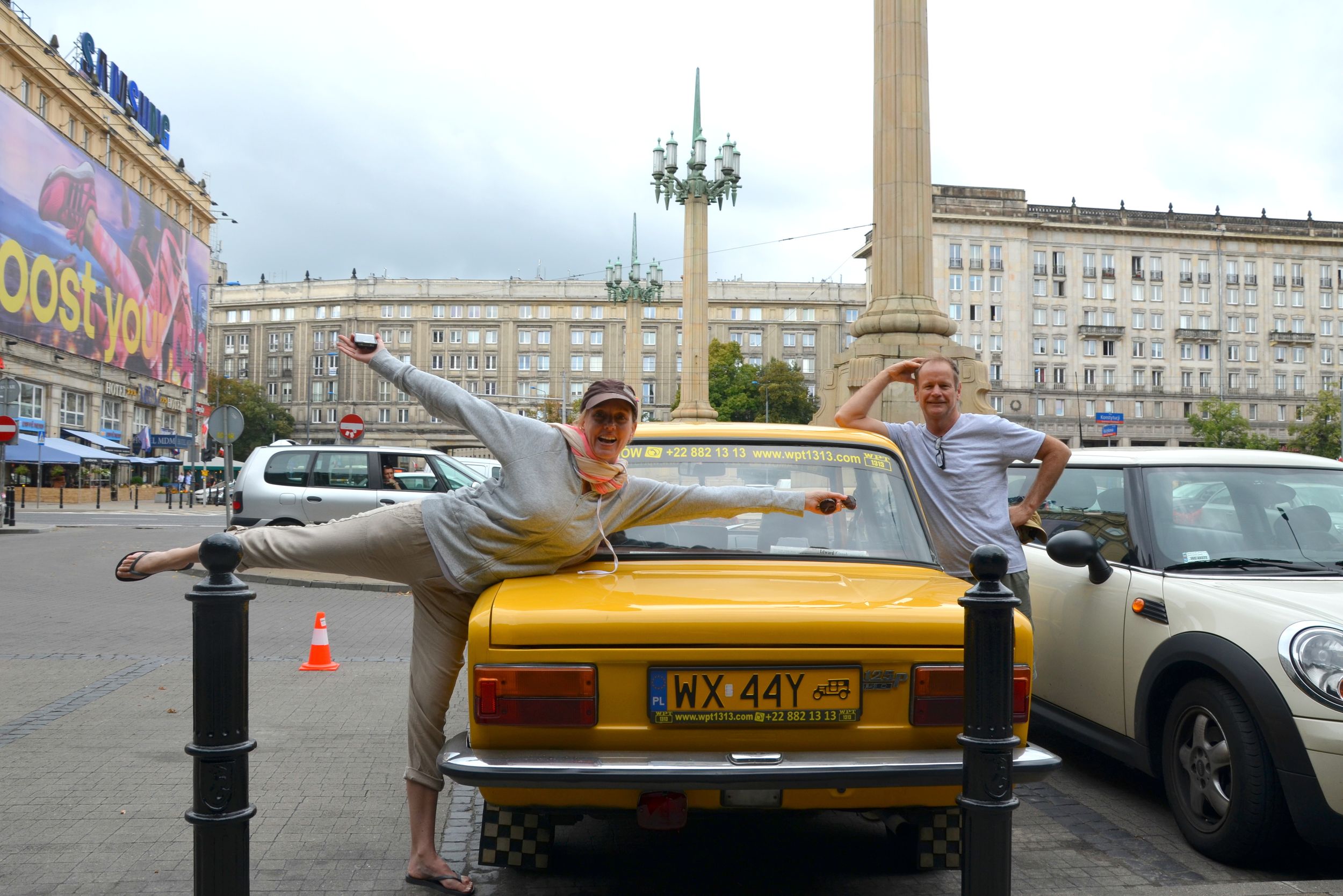 Warschau Kommunismus Private Tour in einem Retro-Fiat
