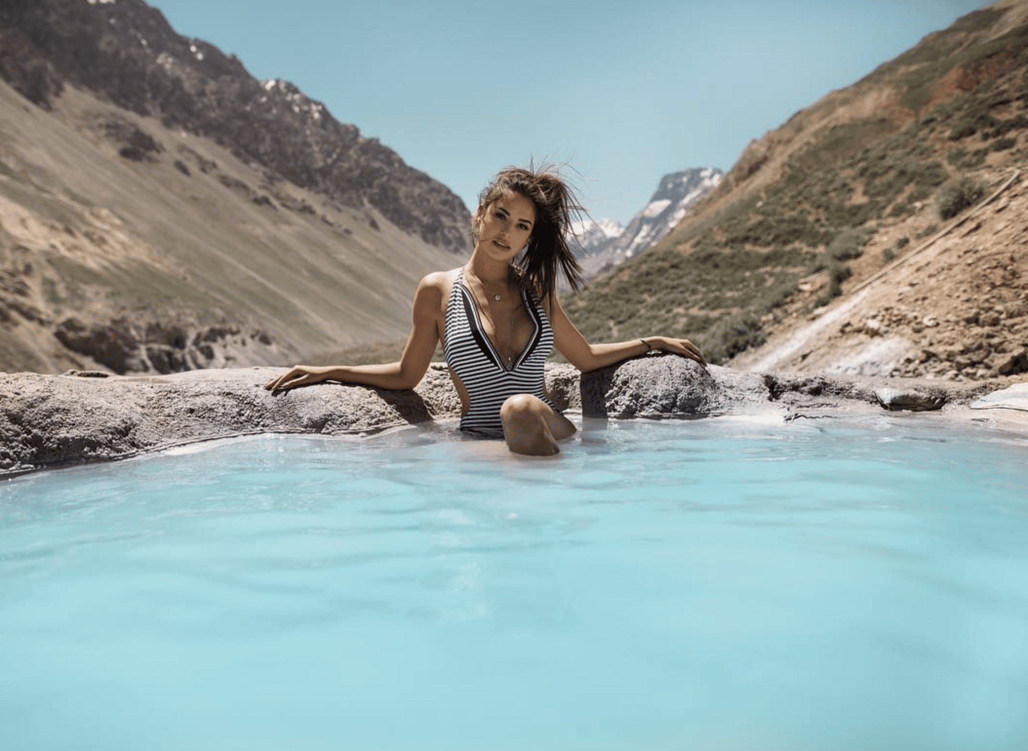 Embalse el Yeso + Termas de Colina mit Picknick – Ganztägig