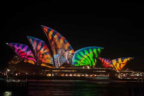 Sydney harbour dinner cruise near Opera House