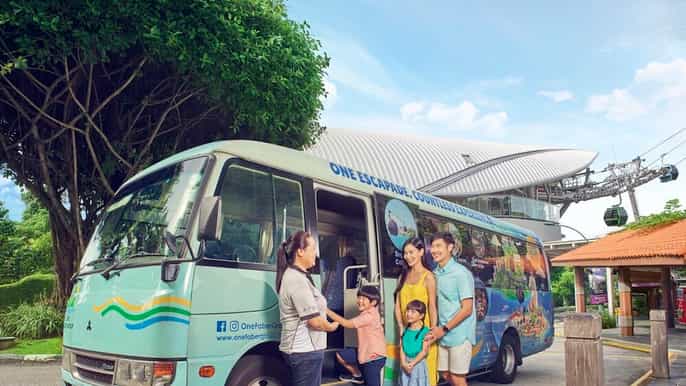 singapore sentosa island 2hour guided bus tour