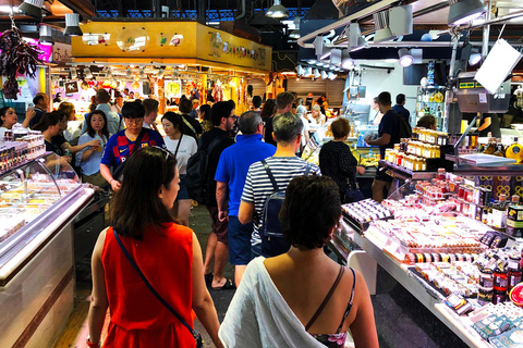 Barcelona: Street Food & Sightseeing Tour with Local Market