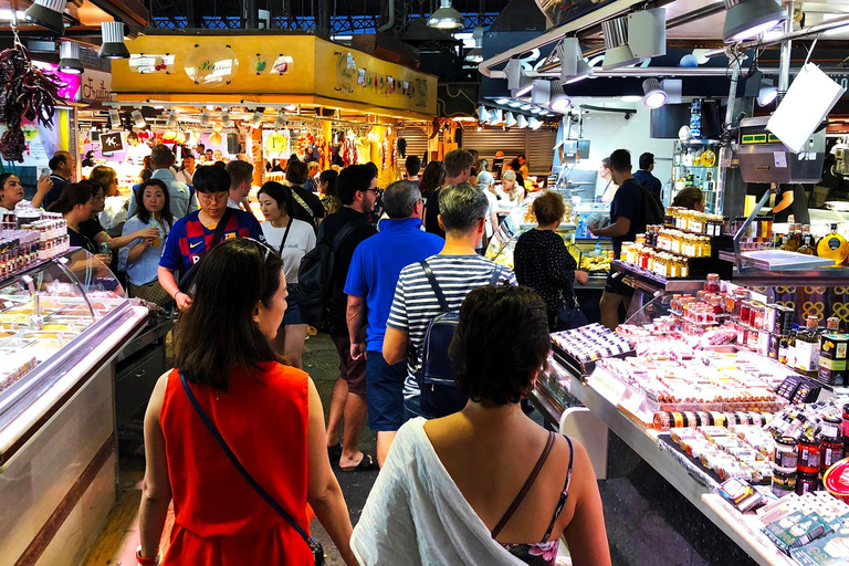 Barcelona: Street Food & Sightseeing Tour with Local Market