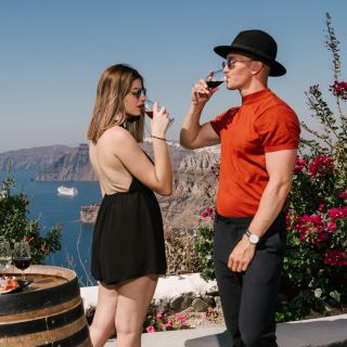 Santorini: Wine Tasting Experience with a Gourmet Meal