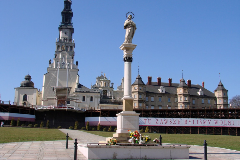 Desde Cracovia: monasterio de Jasna Góra y hogar de Juan Pablo II