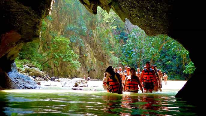 ko lanta viaje de snorkel en 4 islas y cueva esmeralda