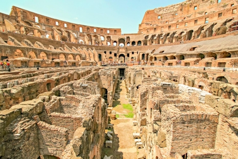Roma: tour guiado subterráneo de 3,5 horas por el ColiseoRoma: tour guiado de 3,5 horas por el Coliseo y el Foro - Privado