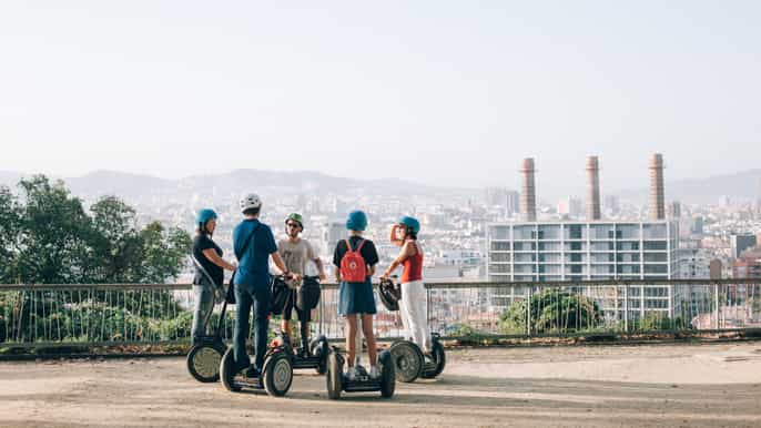 barcelona exclusive sea views segway tour
