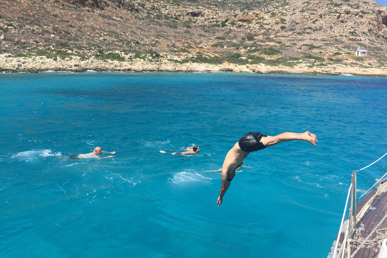 Kissamos: Balos and Gramvousa Private Sailing Trip with Meal