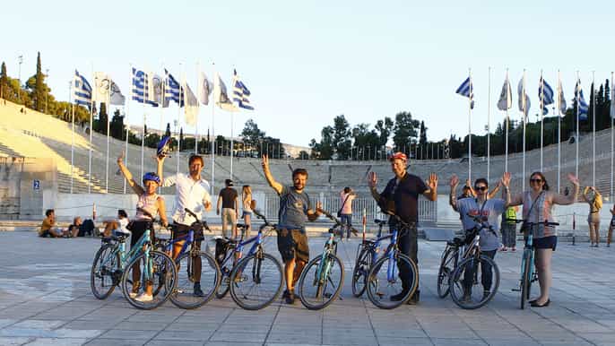 athènes sunset electric bike tour