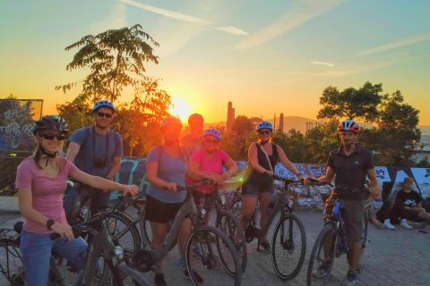 Athènes : visite en vélo électrique au coucher du soleil