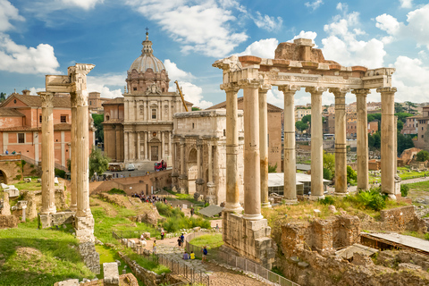 Från Civitavecchia: Heldagstur till Forum Romanum och ColosseumFrån Civitavecchia hamn, delad tur