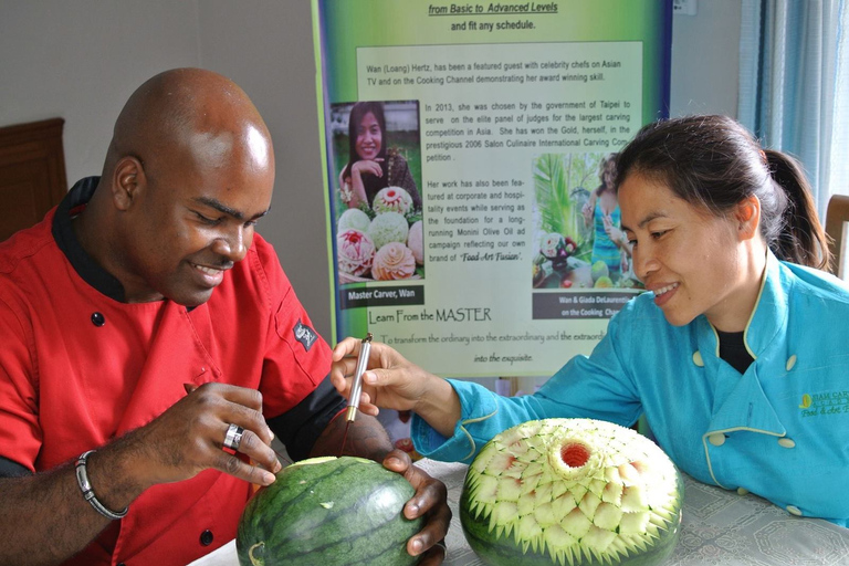 Bangkok: professionele Thaise fruit- en groentesnijcursusCarving-cursus van een hele dag